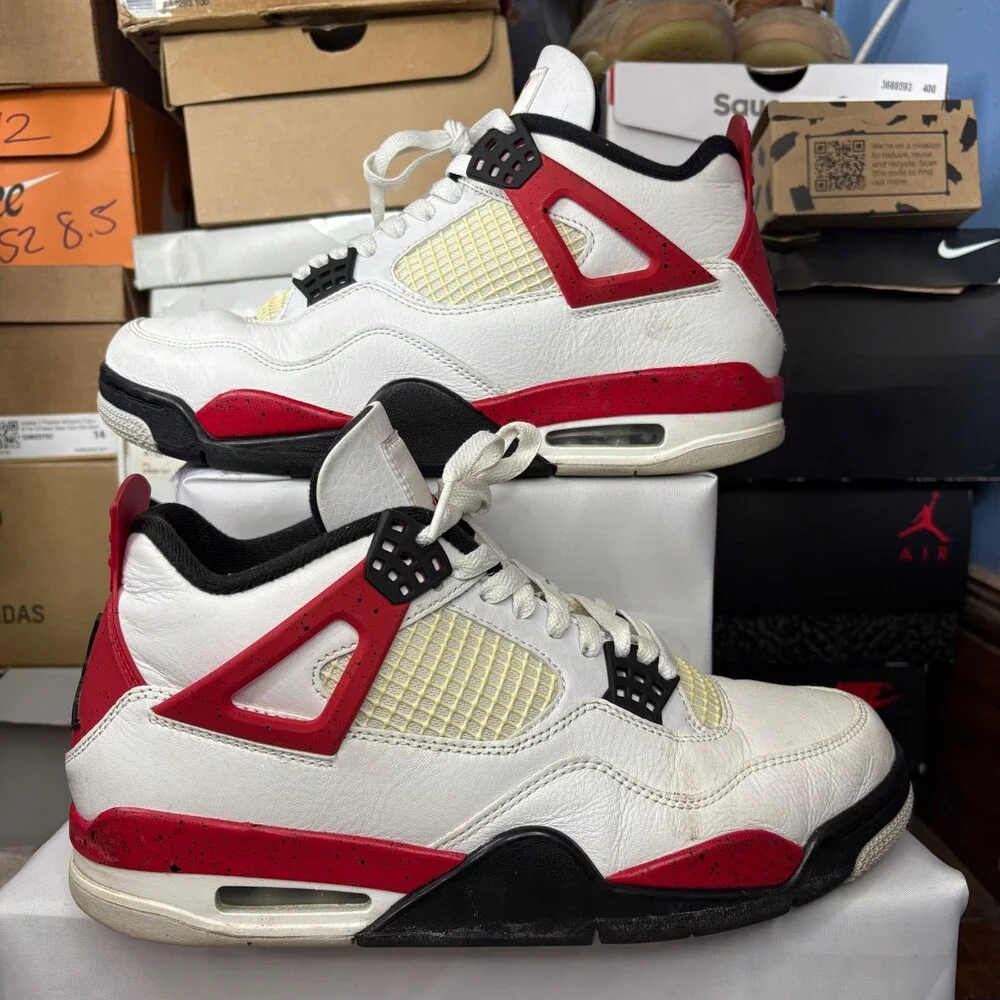 Size 9.5 - Jordan 4 Retro Mid Red Cement